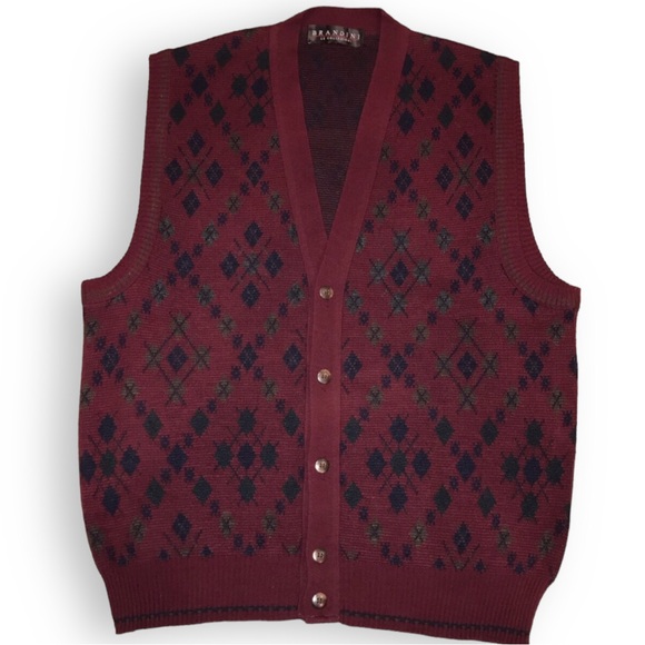 Brandini Other - EUC Brandini Wool Blend Button-front Sweater Vest - M
